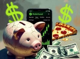 How to Start Investing with Just $100: A Beginner’s Guide ceramic piggy bank spilling crumpled $100 bills