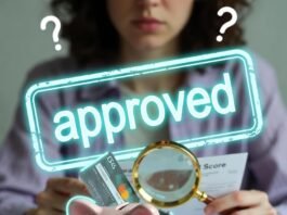 What Are Unsecured Credit Cards? A Simple Guide for Beginners Cracked piggy bank spilling credit cards, overwhelmed person with magnifying glass