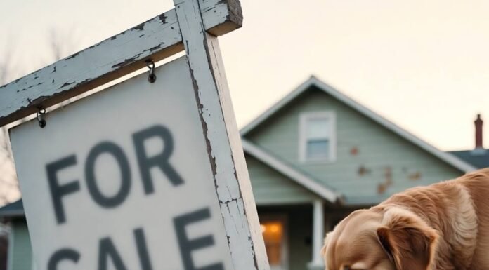 Best Mortgage Lenders of 2025: Where to Find the Best Rates Golden retriever chews mortgage sheet by crooked For Sale sign