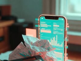 Top Financial Planning Tools You Need to Use in 2025 Worn wallet spilling holographic charts, avocado toast receipt