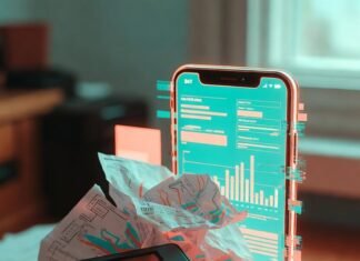 Top Financial Planning Tools You Need to Use in 2025 Worn wallet spilling holographic charts, avocado toast receipt