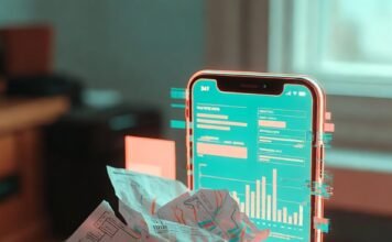 Top Financial Planning Tools You Need to Use in 2025 Worn wallet spilling holographic charts, avocado toast receipt