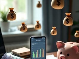 Best Personal Expense Trackers to Save Big Without Stress Cluttered counter with guilty avocado toast and red budget app